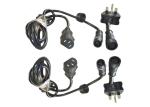 Street LED 3 Pin 1000mm Waterproof Power Cord