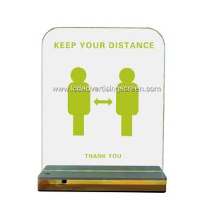 Wholesale High Brightness Table Stand 28 * 22cm Led Shine Board from china suppliers