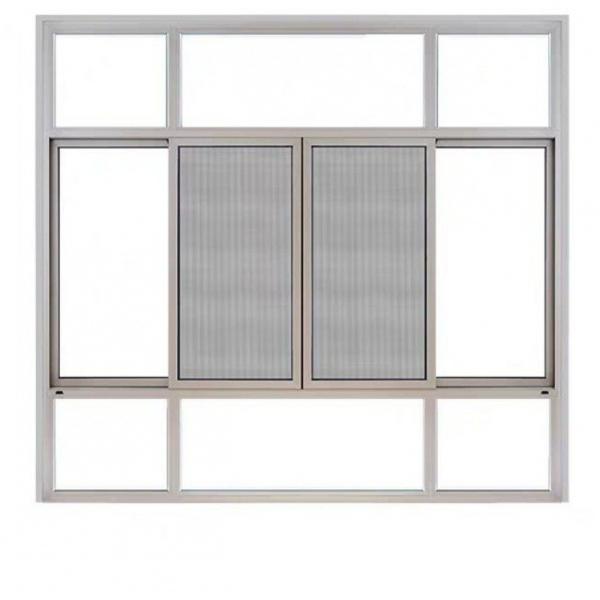 Bedroom Aluminum Double Glazed Soundproof Casement Windows for Hanging Curtains