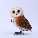 ODM Sturdy Outdoor Metal Owl Decoration Durable Metal Art Garden Ornaments