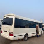 Good Condition 30 Seater Diesel Engine Toyota Coaster Bus with Euro 3 Emission