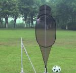 165cm Portable Football Rebounder Wall Black Soccer Training Dummy