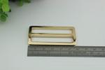 China manufacturer 50 mm nickel color bag adjuster slide strap metal tri-glide