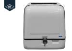 Waterproof Insulated Motorcycle Delivery Box , 113L White Motorbike Pizza