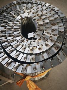 Wholesale Nickel White Stainless Steel Herringbone Conveyor Belt For Bakery from china suppliers