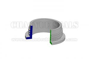 Wholesale DN 48 Mm White Color Silicone Rubber Grommets T Shaped Household End Caps from china suppliers