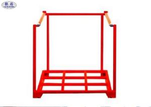 Wholesale Tire Portable Steel Stacking Racks Heavy Duty Collapsible Red Storage Shelf from china suppliers
