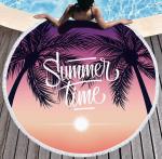 Outdoor Sunflower Beach Blanket, Beach Towel, Beach Cover Tapetry, Roundie Beach