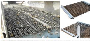 Wholesale Hooked Vibrating Mining Sieve Mesh With Plain Crimped / Flat Top Crimped from china suppliers