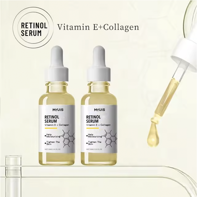 OEM ODM Anti-Aging Skin Care Serum with Retinol & Vitamin C Whitening Brightening Acne Treatment Lightening Spots for Men Women