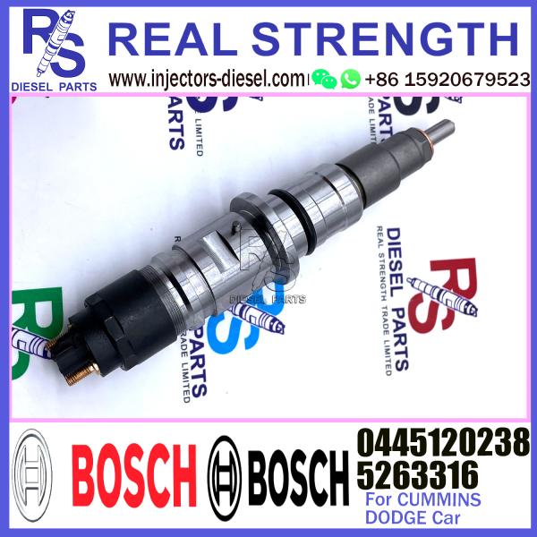0986435505 0445120103 Diesel Fuel Injector 0445120238 5263316 For Cummins 2004