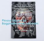 Herbal Tobacco Bag, Tea Foil Bag, mylar Zip lockk bag child resistant bag Pouch,