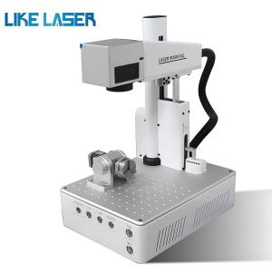 Wholesale Fiber Laser Marking Machine 20W 30W for PVC ID Card Jewelry Dag Tag Watch All-in-One from china suppliers