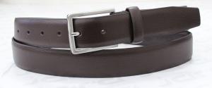 Wholesale Feather Edge Tan Mens Dress Belts Classic Buckle / Inside Shape Logo Available 3.3cm Width from china suppliers