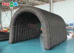 Black Inflatable Sports Tunnel Tent For Football Game Outdoor Events Entrance