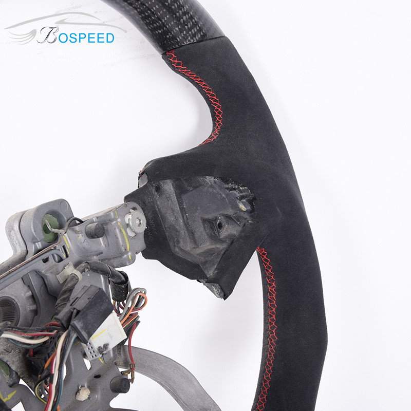 Real Carbon Fiber Leather Sports Cadillac Steering Wheel Stitching 2022 OEM ODM