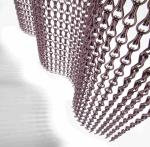 Anodized Decorative Chain Curtains , Aluminium Door Fly Screen Chain