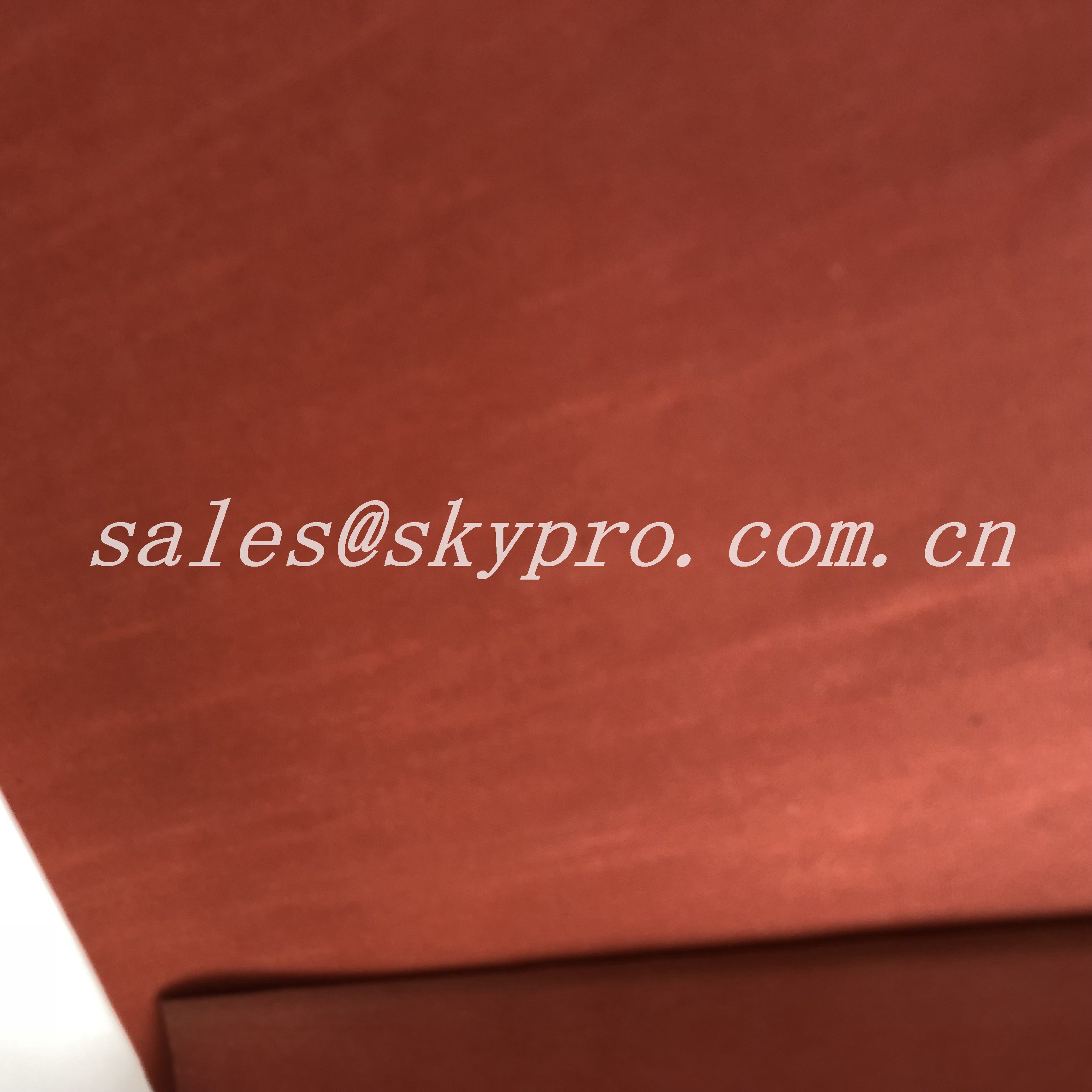 Soft High Elastic Silicone Sponge Foam Neoprene Rubber Sheet Gray / Red