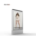 Aluminum Profile 2500 nits Outdoor Digital Totem Waterproof For Bank