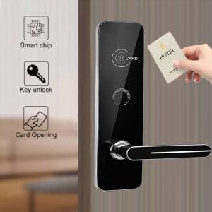 Wholesale Zinc Alloy Hotel Smart RFID Key Card Door Locks with Free Software from china suppliers