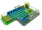 Multi Functional Kids Indoor Trampoline Equipment For Amusement Park KP190610