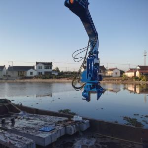 Wholesale Hitachi Excavator Mounted Vibro Hammer For Cement Square Piling Construction from china suppliers