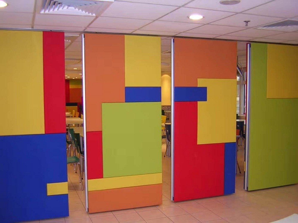 Sound Proof Sliding Partition Wall System / Banquet Hall Folding Room Dividers