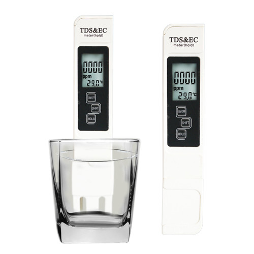 3 In 1 TDS EC Meter With Backlight Screen Low Power Consumption Micro Smart Chip