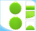 Kitchen Cleaning Silicone Mold Tools , Silicon Sponge Brush Dish Washing Sponge