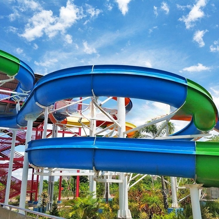 Fiberglass Water Park Slide Tube Playground Equipment