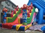 Customized Single Lane Rugby Commercial Inflatable Slide For Playground