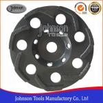 Boomerang Shaped 5 / 6 Inch Concrete Grinding Wheel For Grinding Rough Surfaces