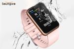 Full Touch Smart Watch For Girls Play Music Do The Exercise PPG BP Monitor