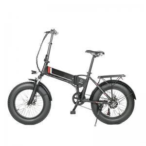Wholesale 20Aluminum Alloy Folding Fat Frame 7 Speed Fat Tire Electric Bicycle Fat Ebike Electric City Bike from china suppliers