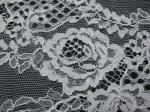 Coloured Unusual Corded Guipure Embroidery Lace Fabric For Dressmaking