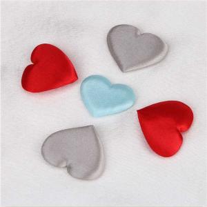 Wholesale Mixed Colors Padded Hearts Embellishments Applique Crafts Engagement Parties Supplies from china suppliers