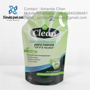 Wholesale Liquid Soap Packaging Bag Printed Plastic Laundry Detergent Stand Up Pouch Bags from china suppliers