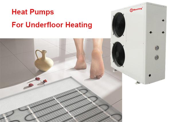 Environmental Protection R410A Air To Water Heat Pump For Floor Ground Heating