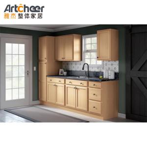 Wholesale Durable Modern Style Small Custom Shaker Cabinets Set With Sink Solid Wood American Design from china suppliers