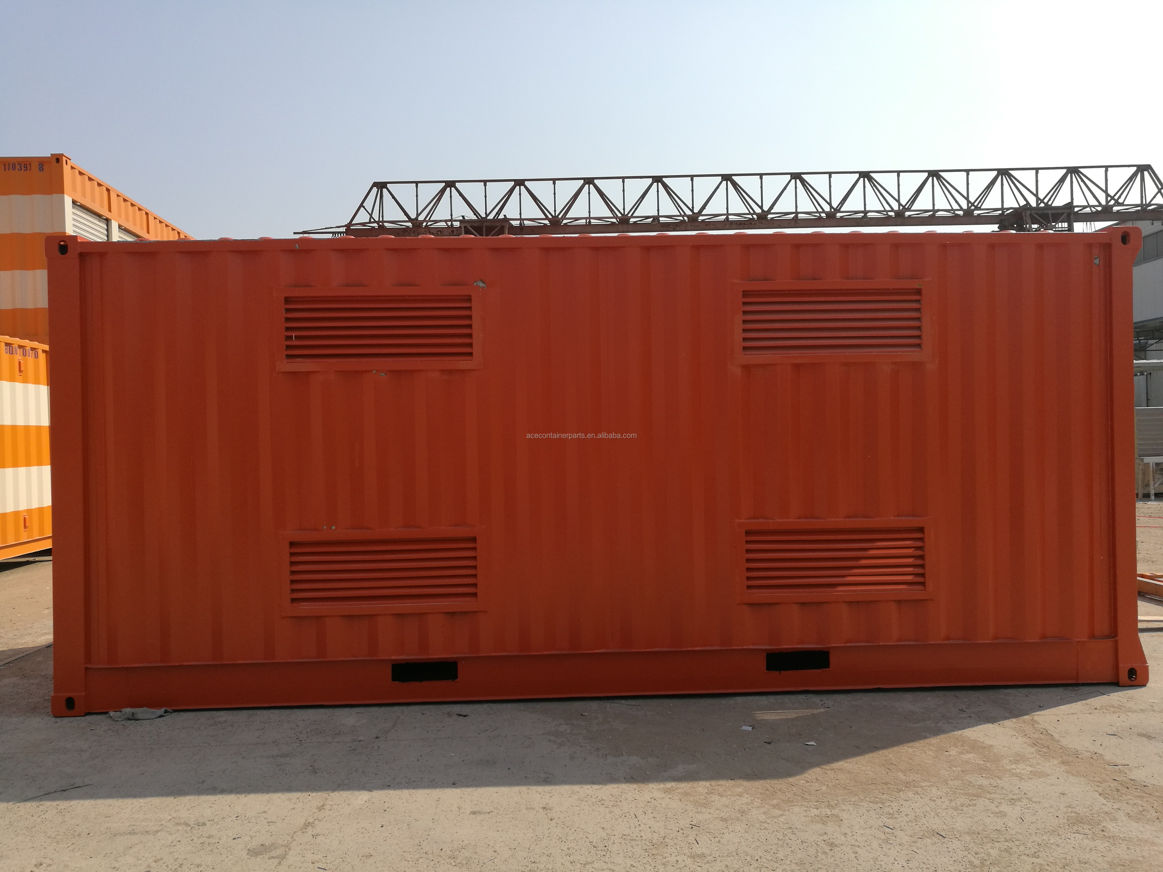 10ft Steel Grating Bundled Floor Ventilated Shutter Dry Container for Dangerous Goods Storage Shipping Containers