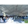 Buy cheap White PVC Cover PVC Event Tent , Large 20m Clear Span Tent For Outdoor Auto from wholesalers