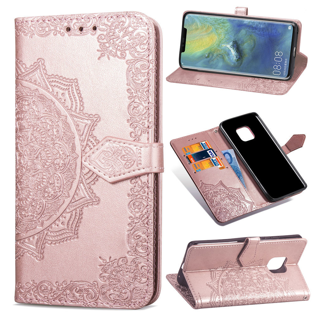 Multi Color Embossed Mandala Phone Flip Case For Xiaomi Redmi note6/note6 pro Pocophone F1 Max3 Redmi5 plus Redminote5
