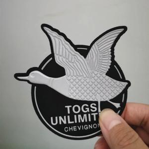 Wholesale 3D Logo Iron On TPU Custom Jean Jacket Patches Heat Transfer Patch from china suppliers