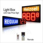 oil price sign for gas station led pump top sign gas changer led pump topper gas