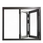 Aluminum Profile Windows And Door 6mm Thick Double Glazed Tempered Glass