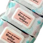 Unscented Flip Top Biodegradable Wet Wipes Nontoxic Flushable For Baby
