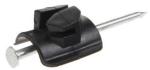 Plastic Pp Big Nail Electric Fence Insulators 100mm Length Impact Resistant