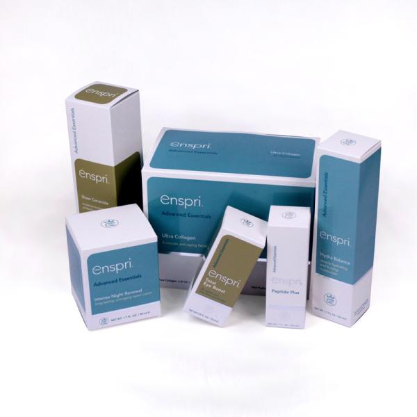 Unique Skincare Packaging Boxes With Luxury Custom Design Light Color Paper