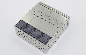 Wholesale UL Rohs SFP Cage Connector 2x4 Integrated / 0.5 A QSFP Cage TMSFPX24EXXX4 from china suppliers