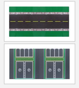 China 32*32 dots classic blocks baseplate city road street base plates DIY basketball board building blocks on sale